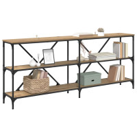 Produktbild för Konsolbord Artisan Ek 180 x 30 x 75 cm Konstruerat trä