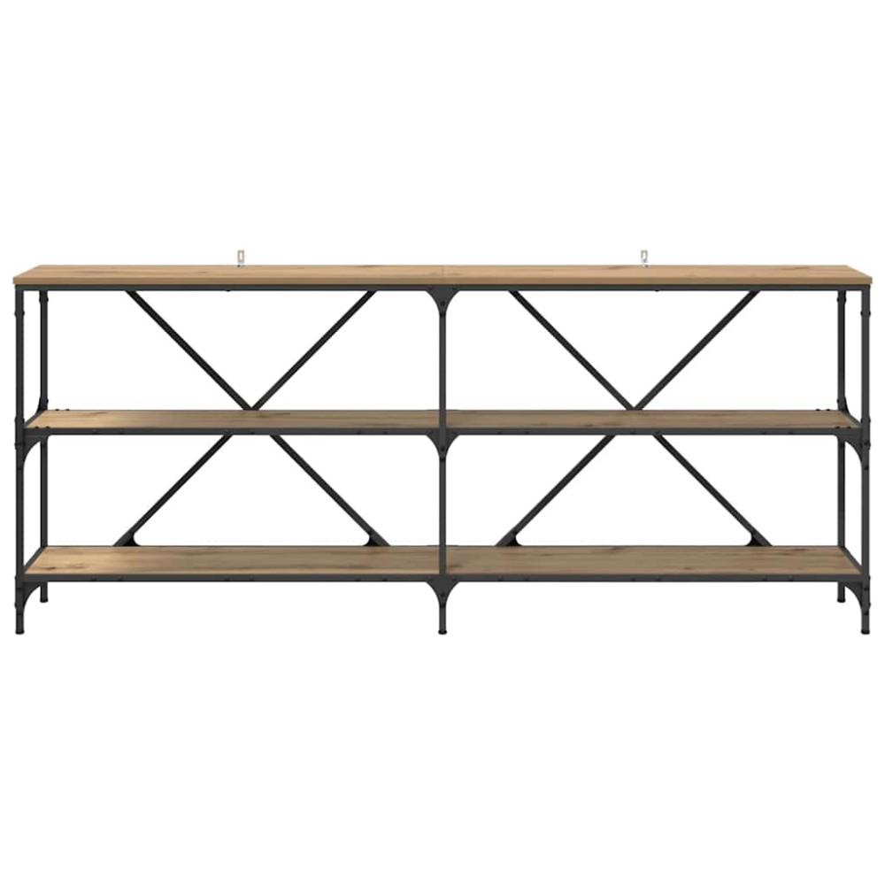 Produktbild för Konsolbord Artisan Ek 180 x 30 x 75 cm Konstruerat trä