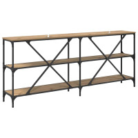Produktbild för Konsolbord Artisan Ek 180 x 30 x 75 cm Konstruerat trä