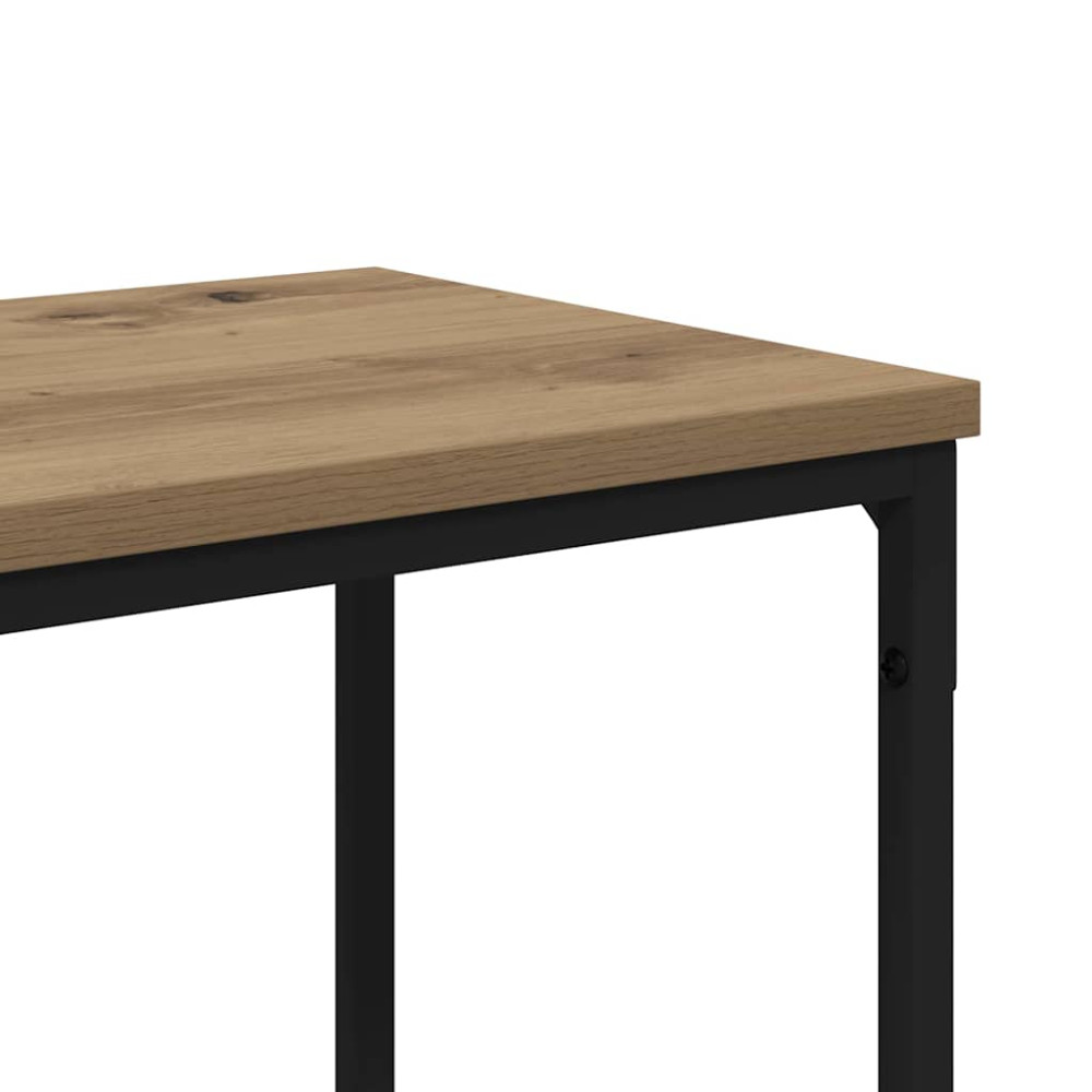 Produktbild för Konsolbord Artisan Ek 180 x 30 x 75 cm Konstruerat trä