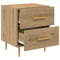 Produktbild för Nattduksbord Artisan Ek 40 x 35 x 47,5 cm Konstruerat trä