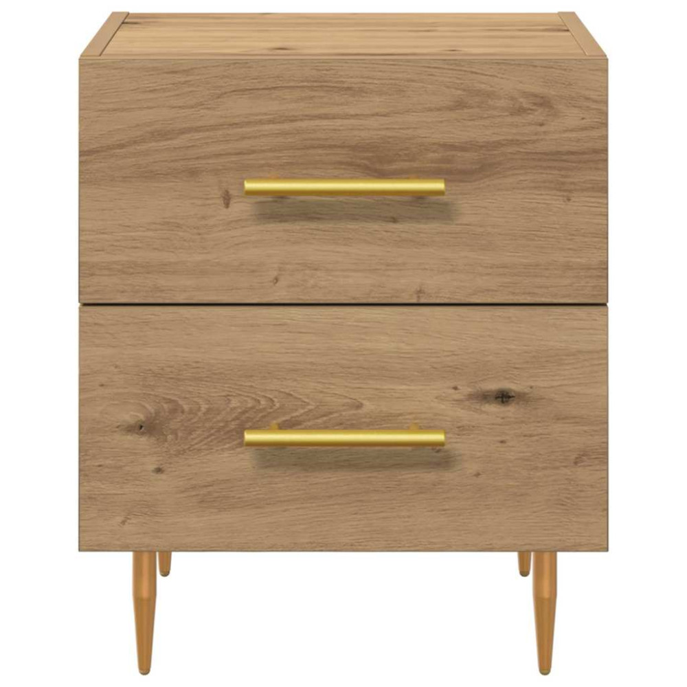 Produktbild för Nattduksbord Artisan Ek 40 x 35 x 47,5 cm Konstruerat trä