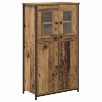 Produktbild för Skåp Gammalt trä 62 x 32 x 106,5 cm Konstruerat trä
