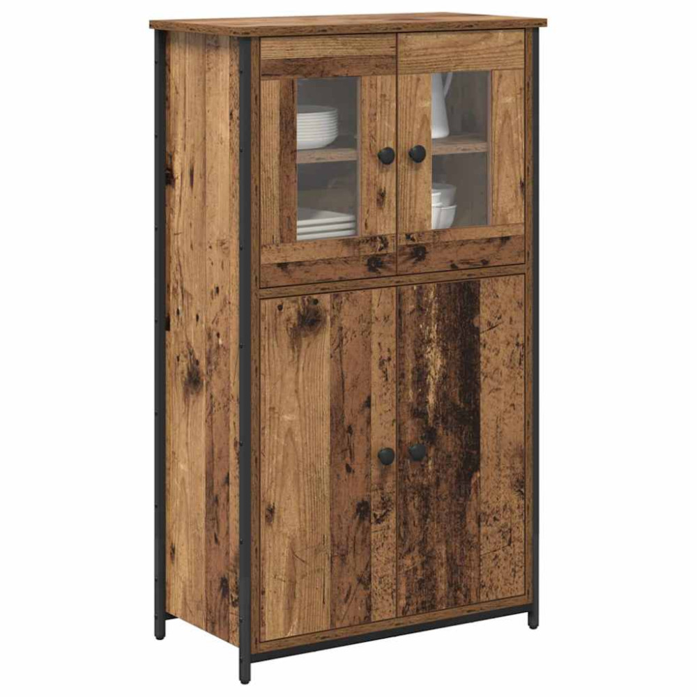 Produktbild för Skåp Gammalt trä 62 x 32 x 106,5 cm Konstruerat trä