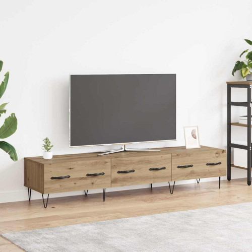 vidaXL TV-skåp 150 x 36 x 30 cm artisan ek Konstruerat trä