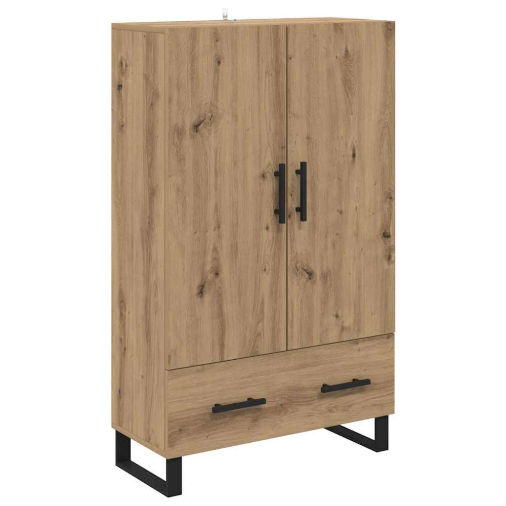 Produktbild för Skåp med låda Artisan Ek 69,5 x 30 x 115 cm Konstruerat trä