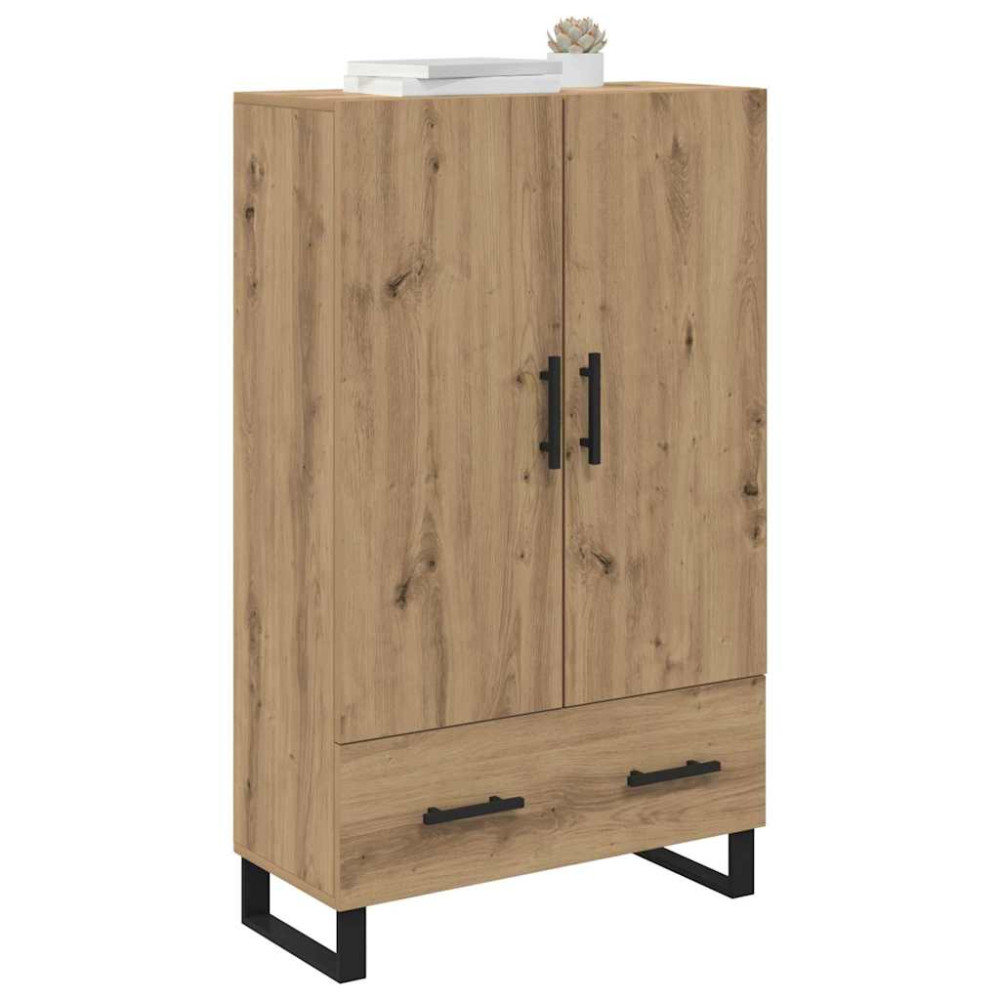 Produktbild för Skåp med låda Artisan Ek 69,5 x 30 x 115 cm Konstruerat trä