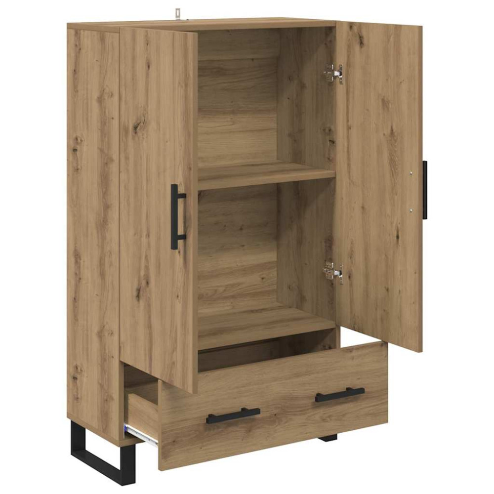 Produktbild för Skåp med låda Artisan Ek 69,5 x 30 x 115 cm Konstruerat trä