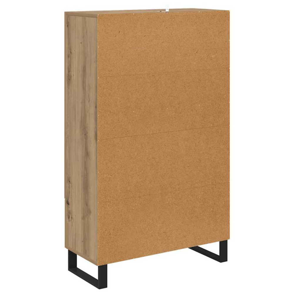 Produktbild för Skåp med låda Artisan Ek 69,5 x 30 x 115 cm Konstruerat trä