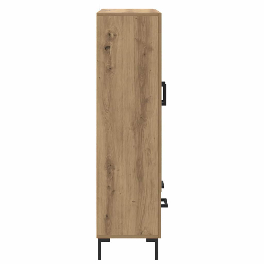 Produktbild för Skåp med låda Artisan Ek 69,5 x 31 x 115 cm Konstruerat trä