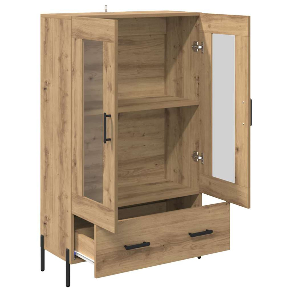 Produktbild för Skåp Corona Artisan Ek 69,5 x 31 x 115 cm Konstruerat trä