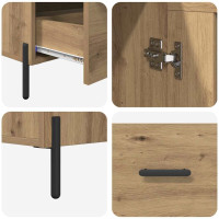 Produktbild för Skåp Corona Artisan Ek 69,5 x 31 x 115 cm Konstruerat trä