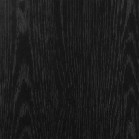 Produktbild för Skåp med låda Svart Ek 69,5 x 31 x 115 cm Konstruerat trä