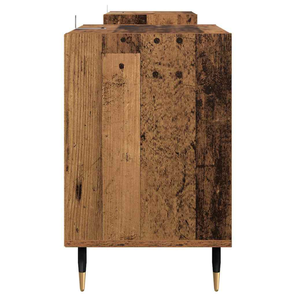 Produktbild för TV-skåp Gammalt trä 160 x 35 x 55 cm Konstruerat trä