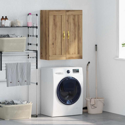 vidaXL Väggskåp Artisan Ek 69,5 x 34 x 90 cm Konstruerat trä - Skänkar & Serveringsbord
