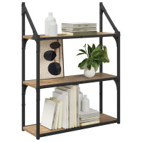 Produktbild för Vägg hylla Artisan Ek 60 x 21 x 78,5 cm Konstruerat trä