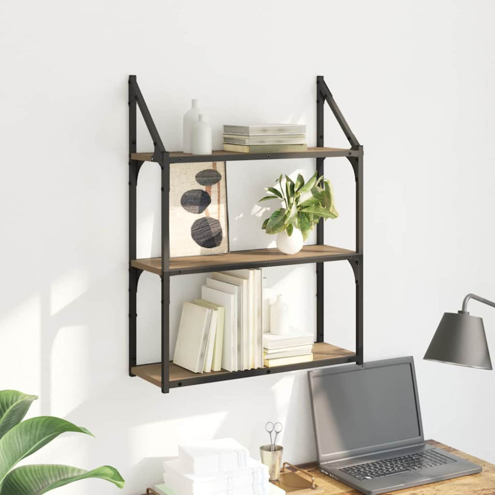 Produktbild för Vägg hylla Artisan Ek 60 x 21 x 78,5 cm Konstruerat trä