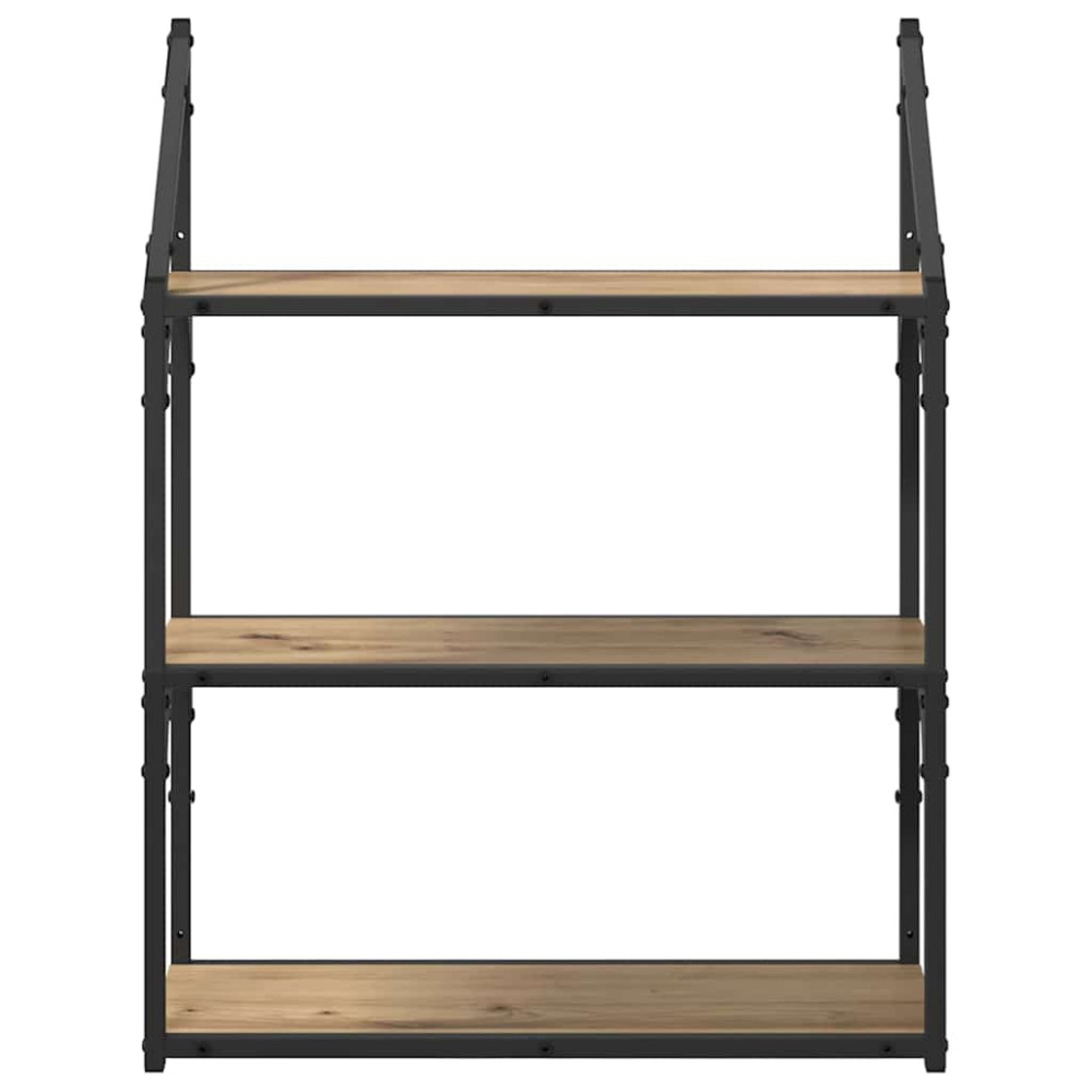 Produktbild för Vägg hylla Artisan Ek 60 x 21 x 78,5 cm Konstruerat trä