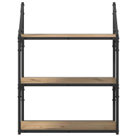 Produktbild för Vägg hylla Artisan Ek 60 x 21 x 78,5 cm Konstruerat trä