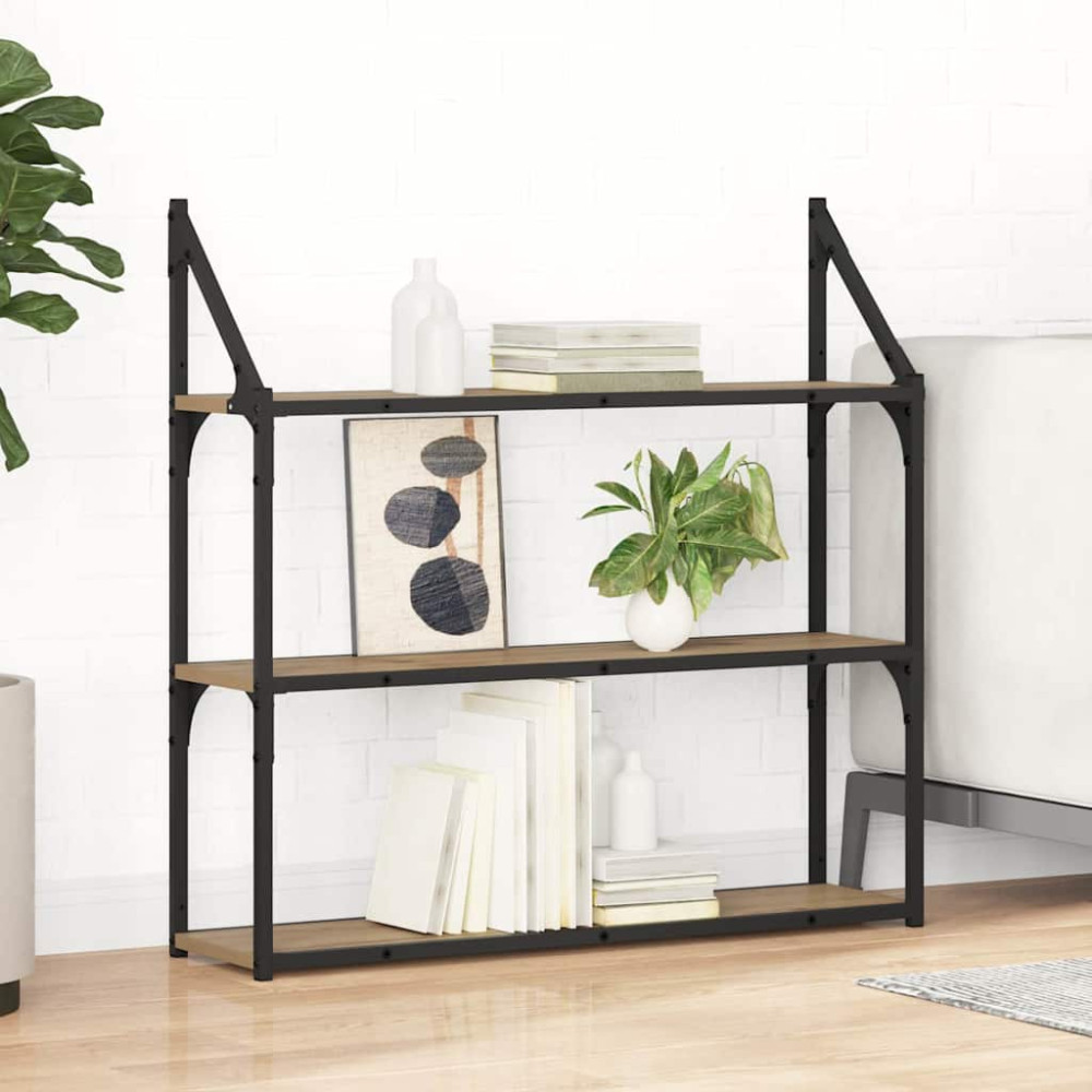 Produktbild för Vägg hylla Artisan Ek 80 x 21 x 78,5 cm Konstruerat trä