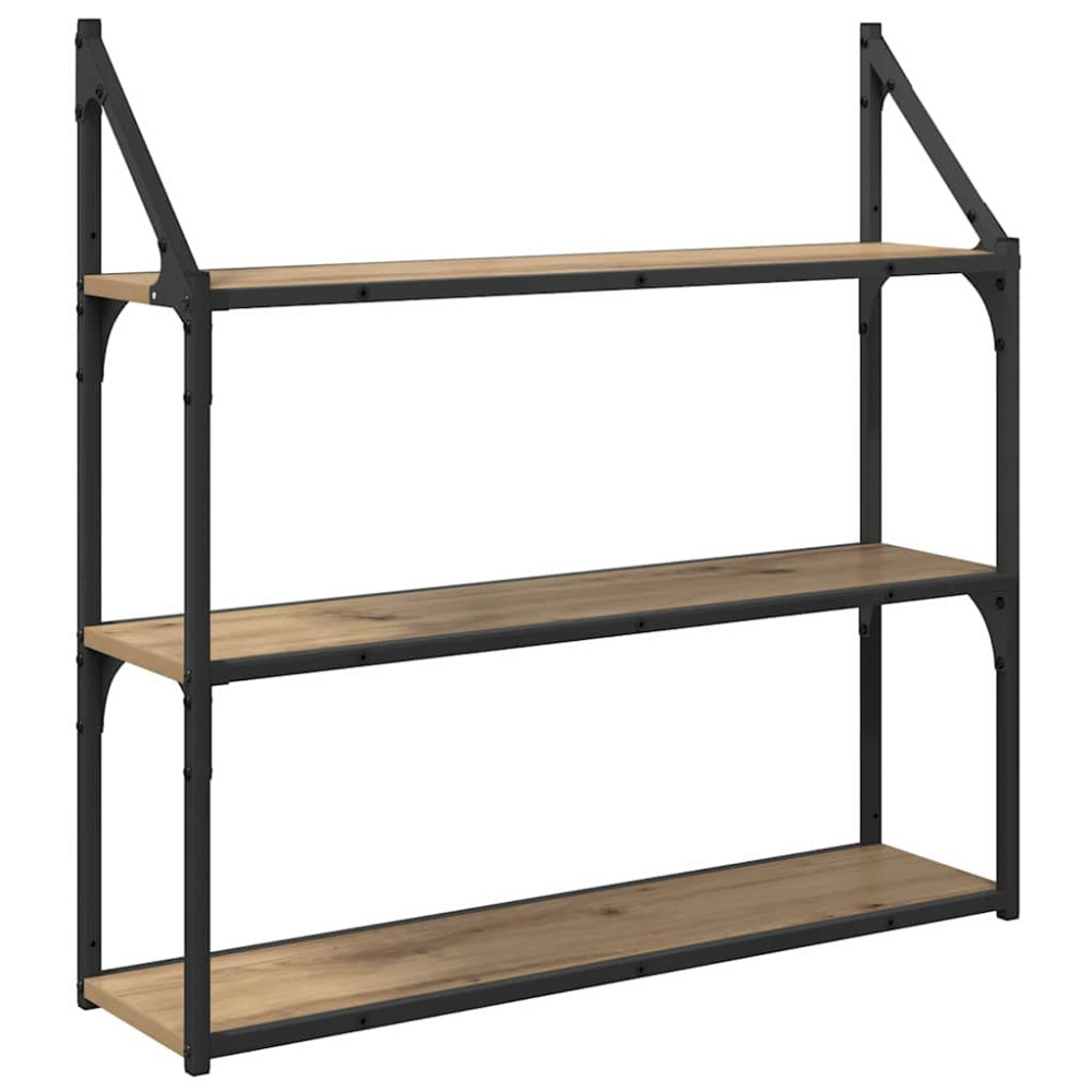 Produktbild för Vägg hylla Artisan Ek 80 x 21 x 78,5 cm Konstruerat trä