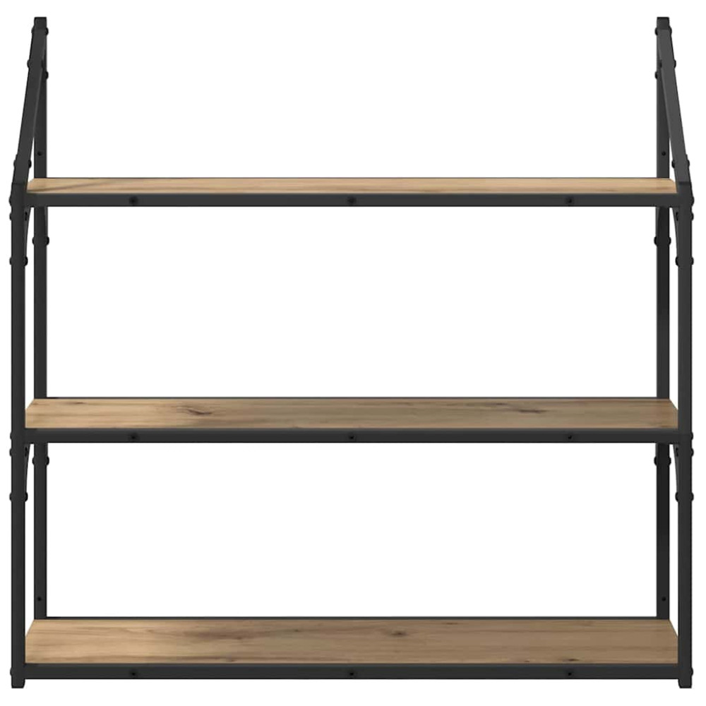 Produktbild för Vägg hylla Artisan Ek 80 x 21 x 78,5 cm Konstruerat trä