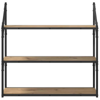 Produktbild för Vägg hylla Artisan Ek 80 x 21 x 78,5 cm Konstruerat trä