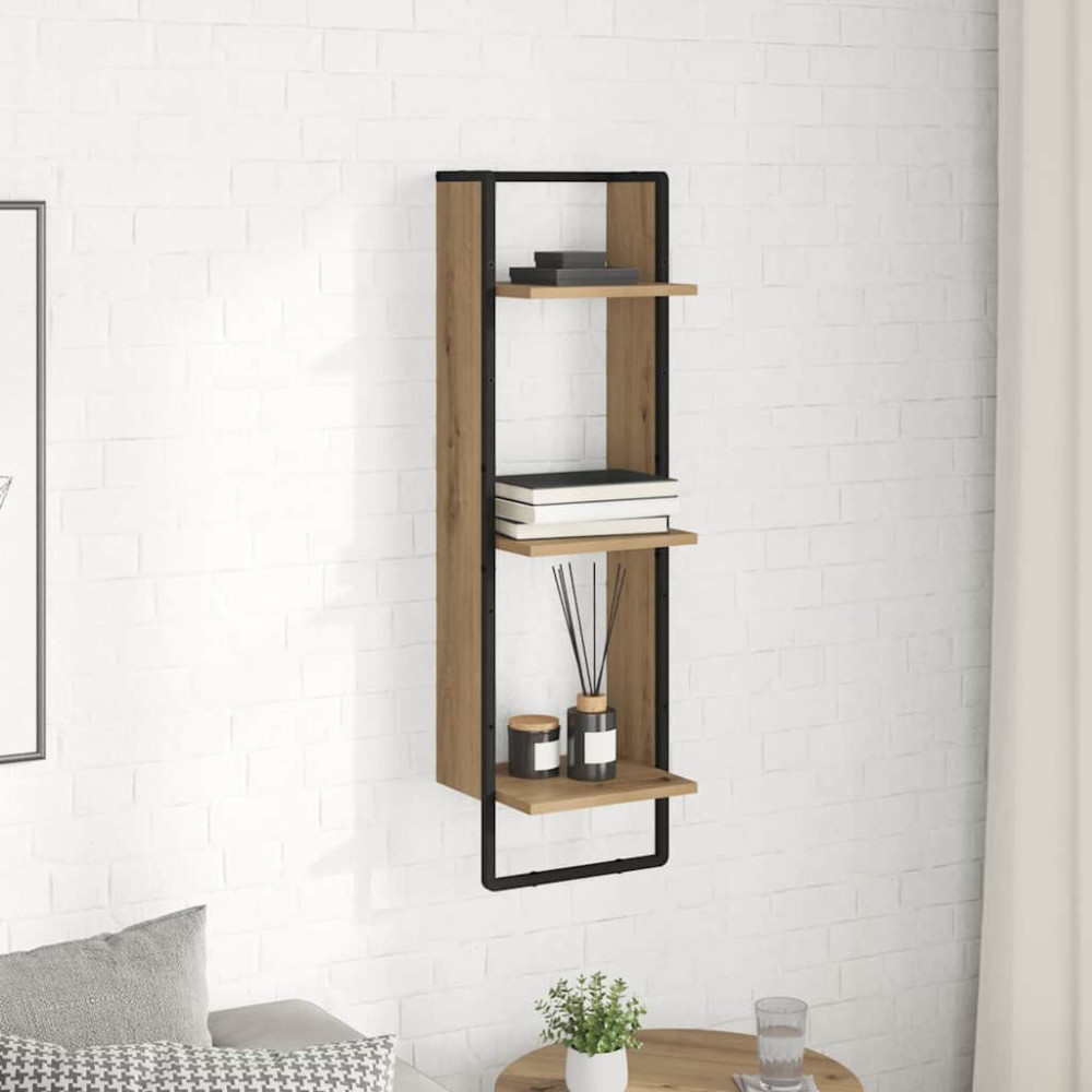Produktbild för Vägg hylla Artisan Ek 30 x 25 x 100 cm Konstruerat trä