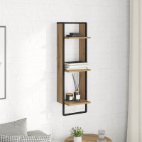 Produktbild för Vägg hylla Artisan Ek 30 x 25 x 100 cm Konstruerat trä