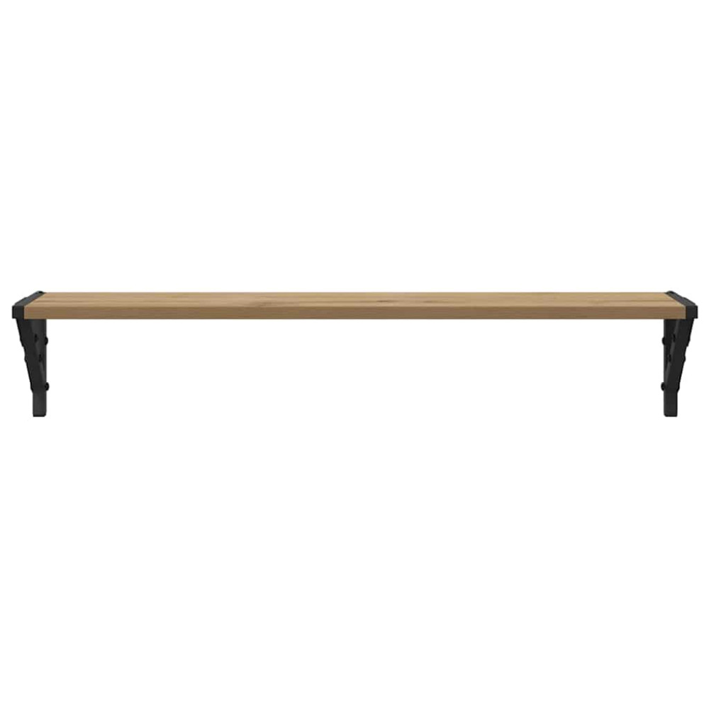 Produktbild för Vägg hyllor 2 pcs Artisan Ek 80 x 15 x 15,5 cm Konstruerat trä