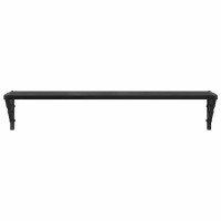 Produktbild för Vägg hyllor 2 pcs Svart Ek 80 x 15 x 15,5 cm Konstruerat trä