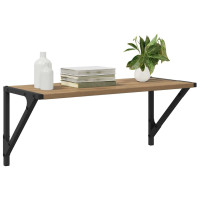 Produktbild för Vägg hyllor 2 pcs Artisan Ek 60 x 25 x 25,5 cm Konstruerat trä