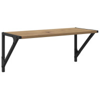 Produktbild för Vägg hyllor 2 pcs Artisan Ek 60 x 25 x 25,5 cm Konstruerat trä