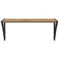 Produktbild för Vägg hyllor 2 pcs Artisan Ek 60 x 25 x 25,5 cm Konstruerat trä