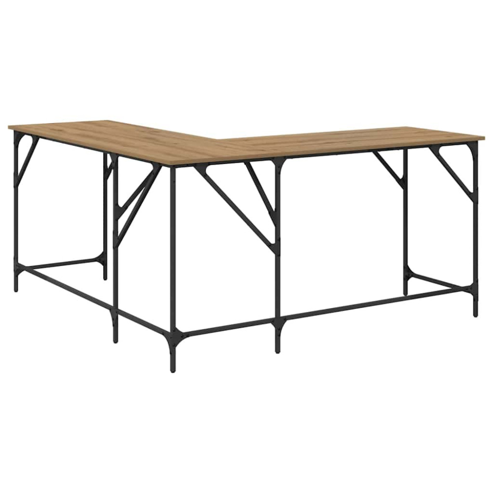 Produktbild för Skrivbord Artisan Ek 149 x 149 x 75 cm Konstruerat trä