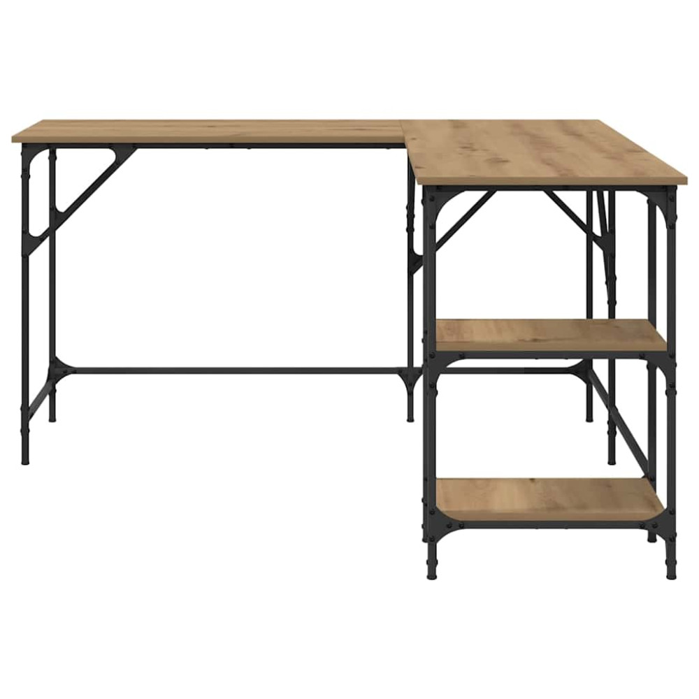 Produktbild för Skrivbord Artisan Ek 139 x 139 x 75 cm Konstruerat trä
