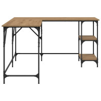 Produktbild för Skrivbord Artisan Ek 139 x 139 x 75 cm Konstruerat trä