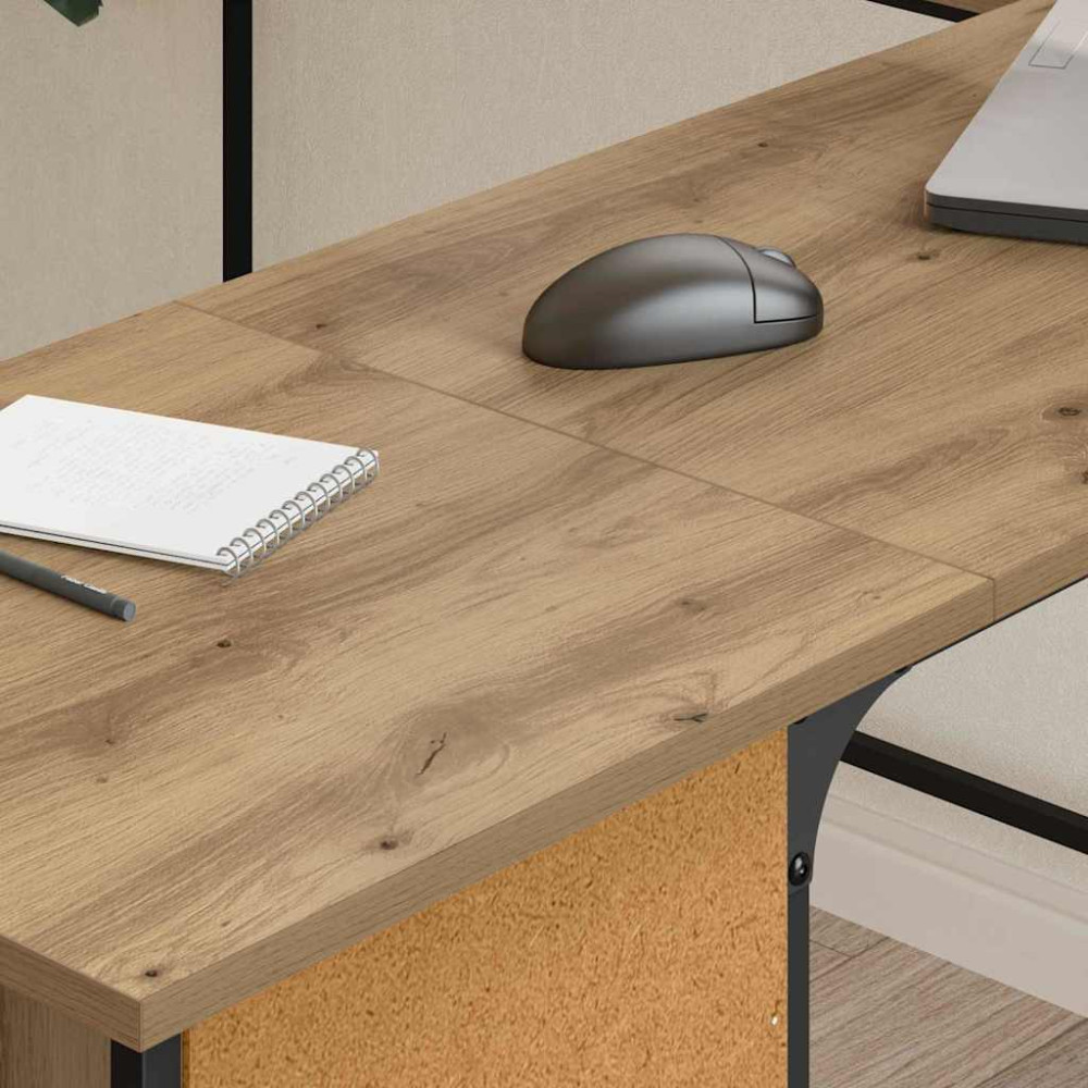 Produktbild för Skrivbord Artisan Ek 141 x 141 x 75 cm Konstruerat trä