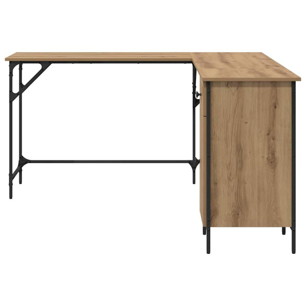 Produktbild för Skrivbord Artisan Ek 141 x 141 x 75 cm Konstruerat trä