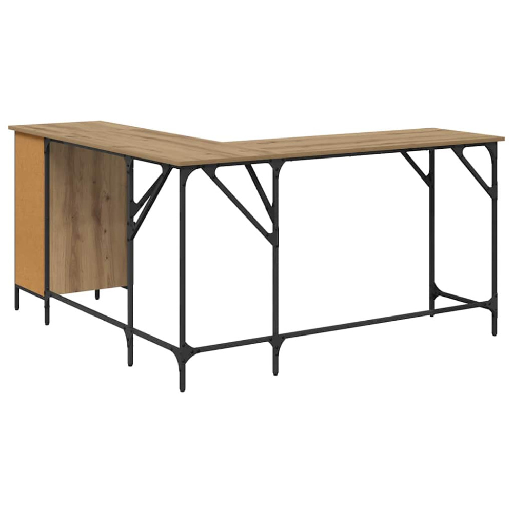 Produktbild för Skrivbord Artisan Ek 141 x 141 x 75 cm Konstruerat trä