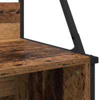 Produktbild för Klädhängare Gammalt trä 100 x 41 x 184 cm Konstruerat trä