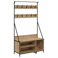 Produktbild för Klädhängare Artisan Ek 100 x 41 x 184 cm Konstruerat trä