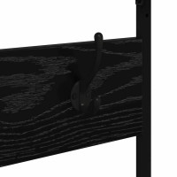 Produktbild för Klädhängare Svart Ek 100 x 41 x 184 cm Konstruerat trä