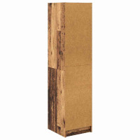 Produktbild för Skåp Gammalt trä 35 x 37 x 142 cm Konstruerat trä
