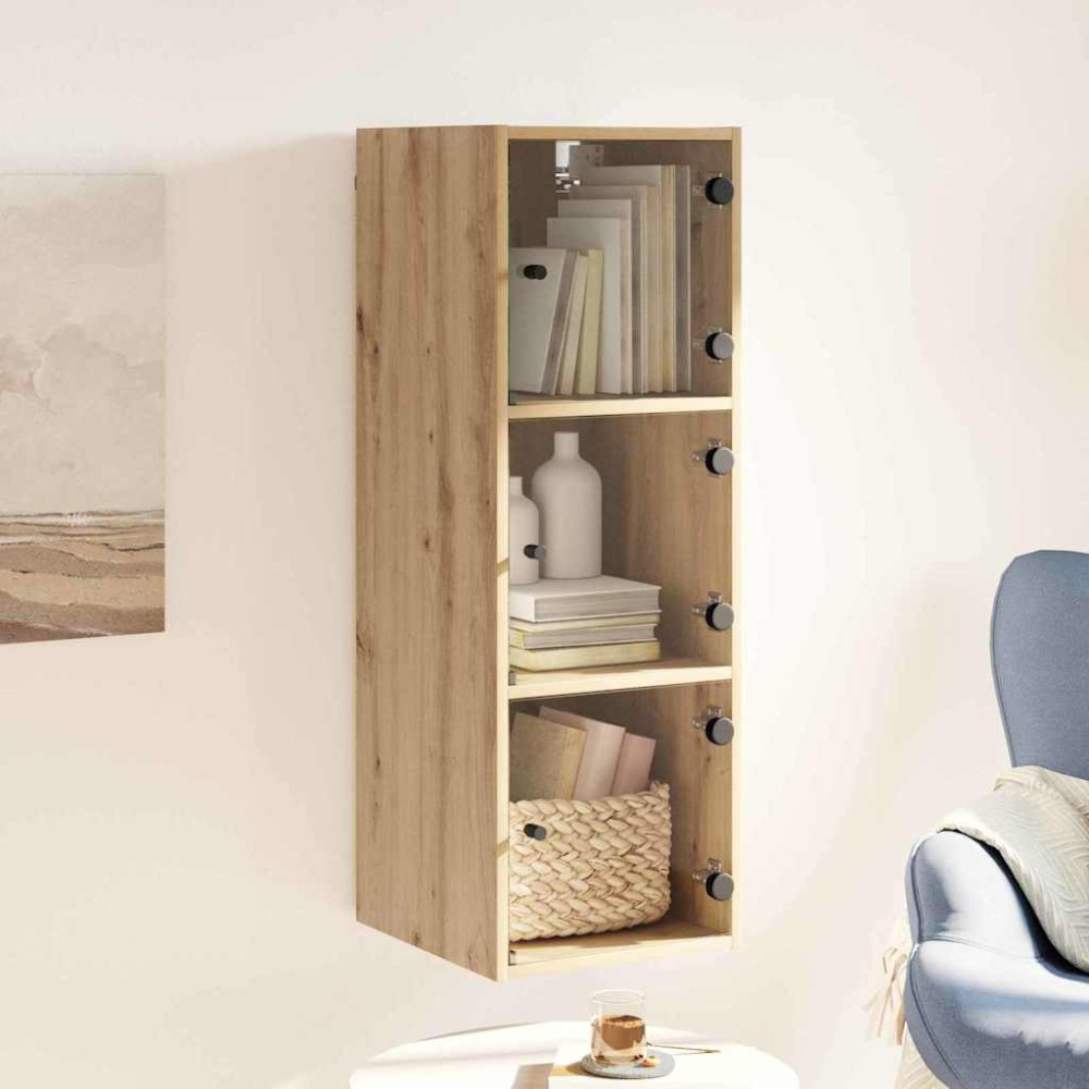 Produktbild för Väggskåp Artisan Ek 35 x 37 x 102 cm Konstruerat trä