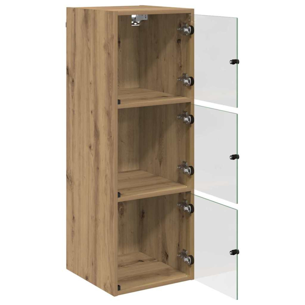 Produktbild för Väggskåp Artisan Ek 35 x 37 x 102 cm Konstruerat trä