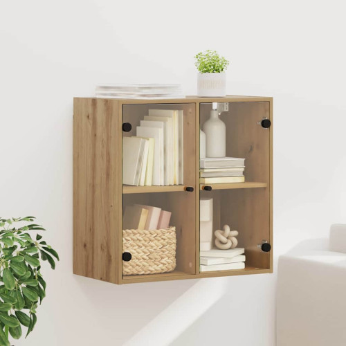 vidaXL Väggskåp Artisan Ek 68 x 37 x 68,5 cm Konstruerat trä