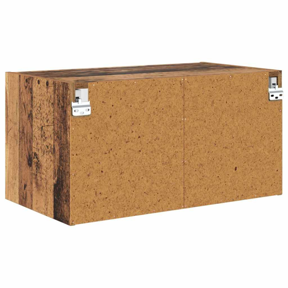 Produktbild för Väggskåp Gammalt trä 68 x 37 x 35 cm Konstruerat trä