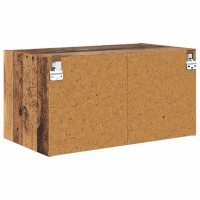 Produktbild för Väggskåp Gammalt trä 68 x 37 x 35 cm Konstruerat trä