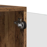 Produktbild för Väggskåp 2 pcs Gammalt trä 68 x 37 x 35 cm Konstruerat trä